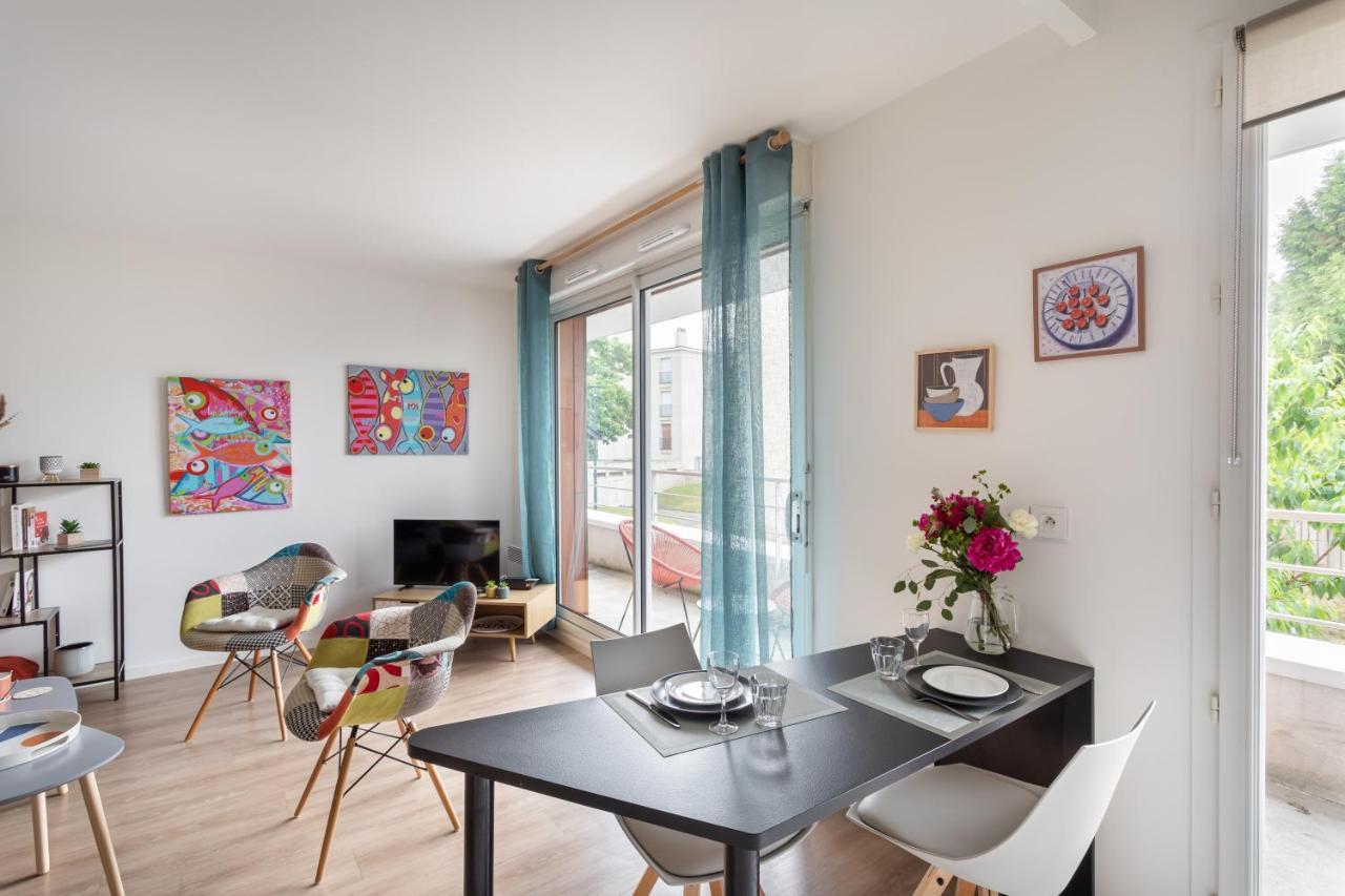 Bahibe - Balcon Et Parking Au Calme Proche Gare Lägenhet Rennes Exteriör bild